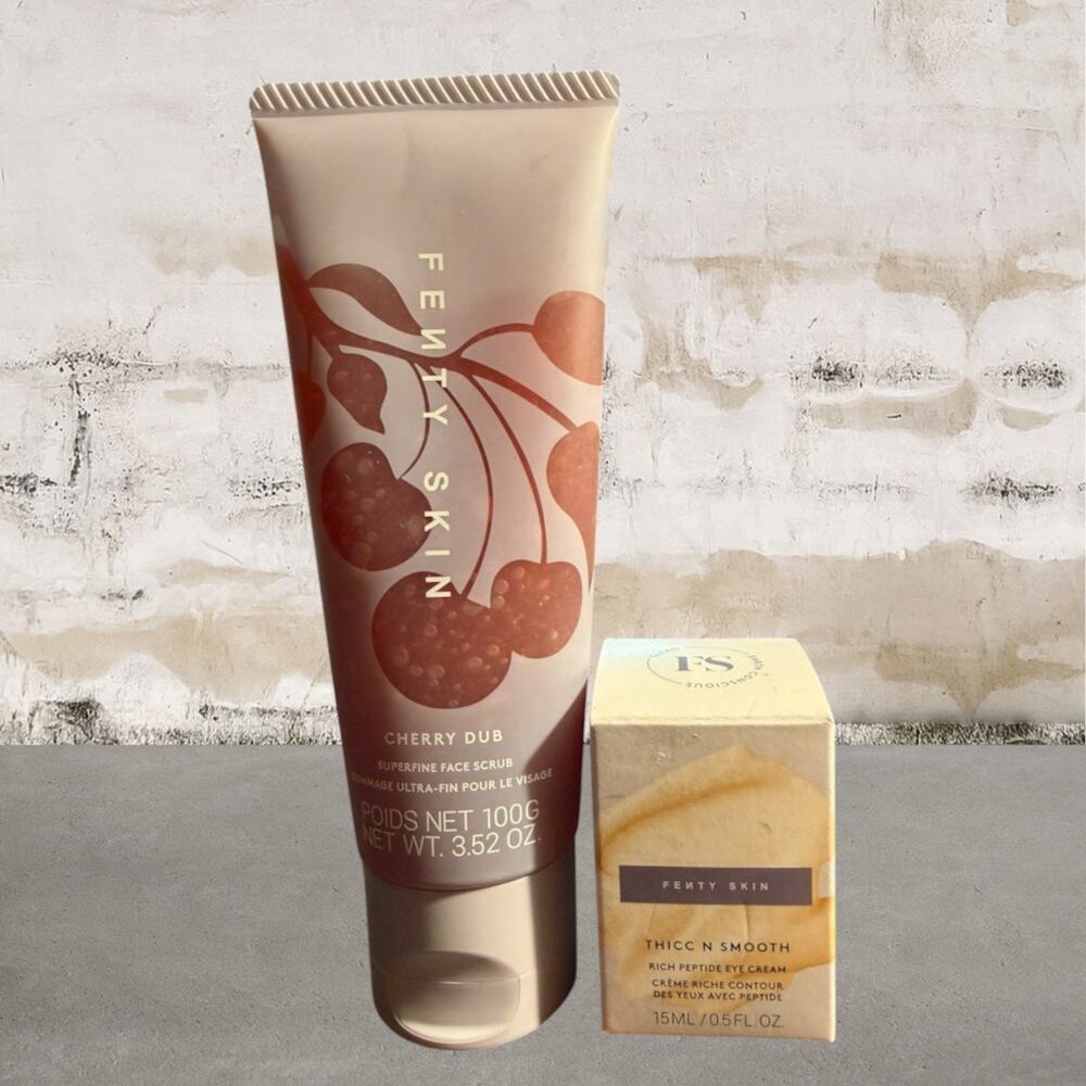 Fenty Skin Bundle - Cherry Dub Face Scrub & Eye Cream NEW
